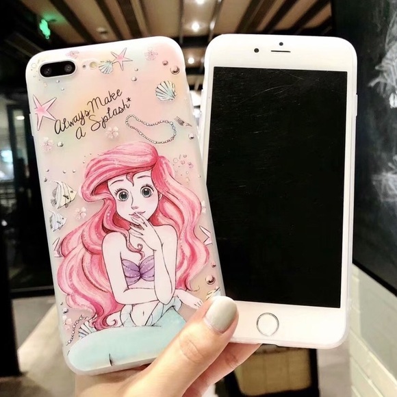 NEW iPhone X/XS/7+/8+ Mermaid Soft TPU Case - Picture 2 of 4